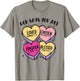 God Says You are Christian Valentine Hearts Bible Verse T-Shirt - T-Shirt | Sand