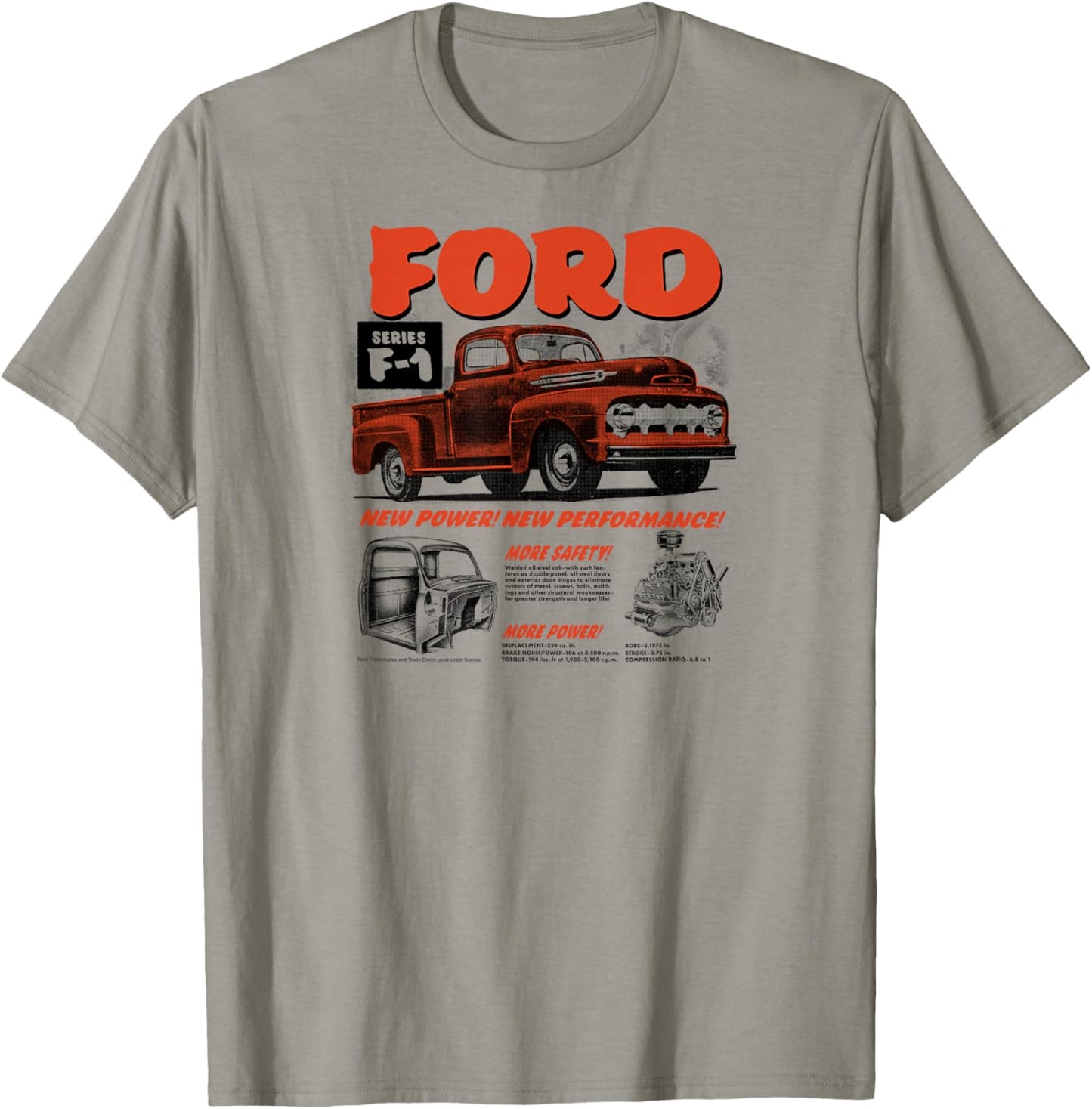 Ford - 52 F1 Truck T-Shirt - T-Shirt | Sand