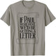 If Paul were Here We'd Be Getting A Letter Bible Humor T-Shirt - T-Shirt | Sand