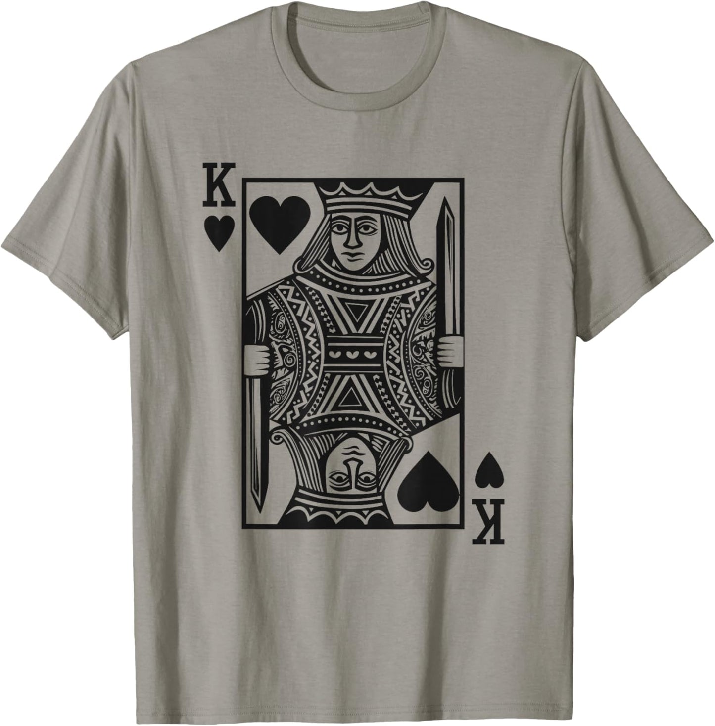 King of Hearts Boys Valentine Toddlers Boy Valentine's Day T-Shirt - T-Shirt | Sand