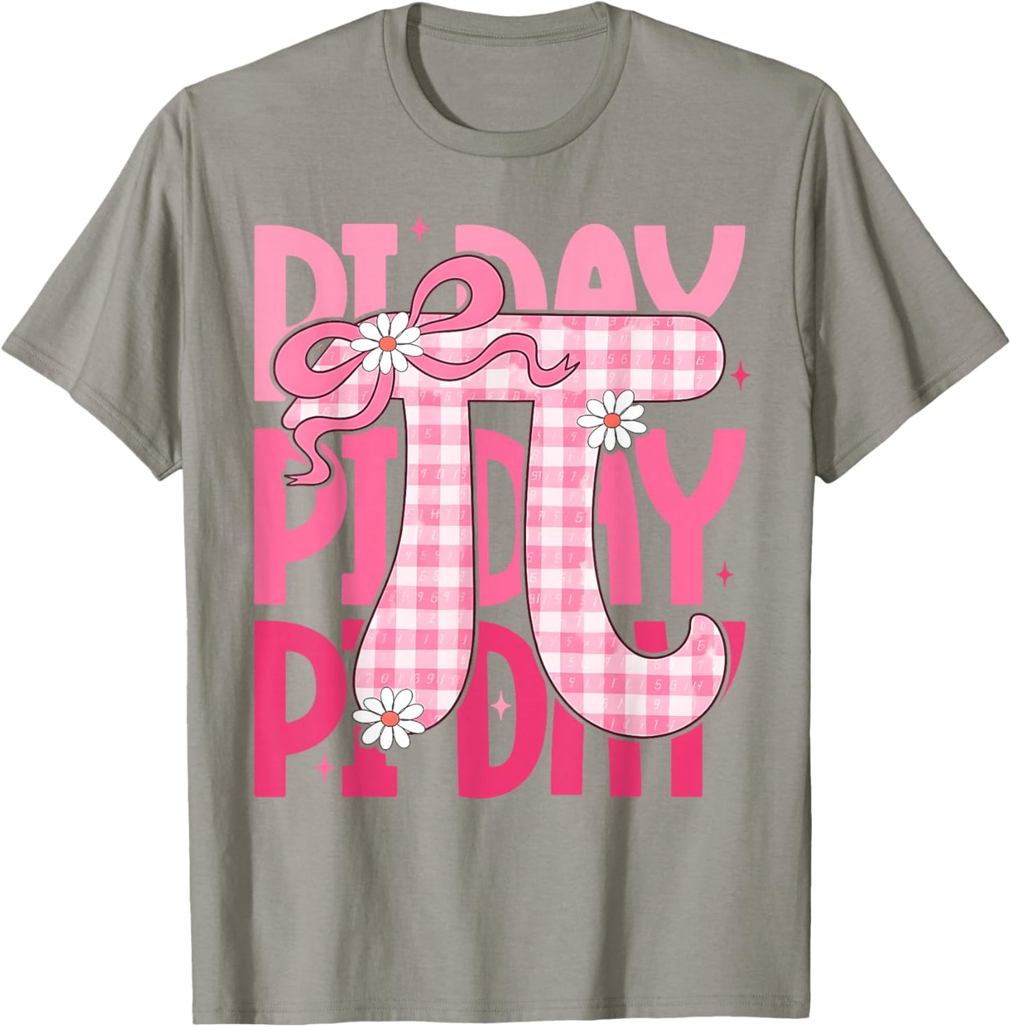 Coquette Happy Pi Day 3.14 Women Girls Math Teacher Student T-Shirt - T-Shirt | Sand
