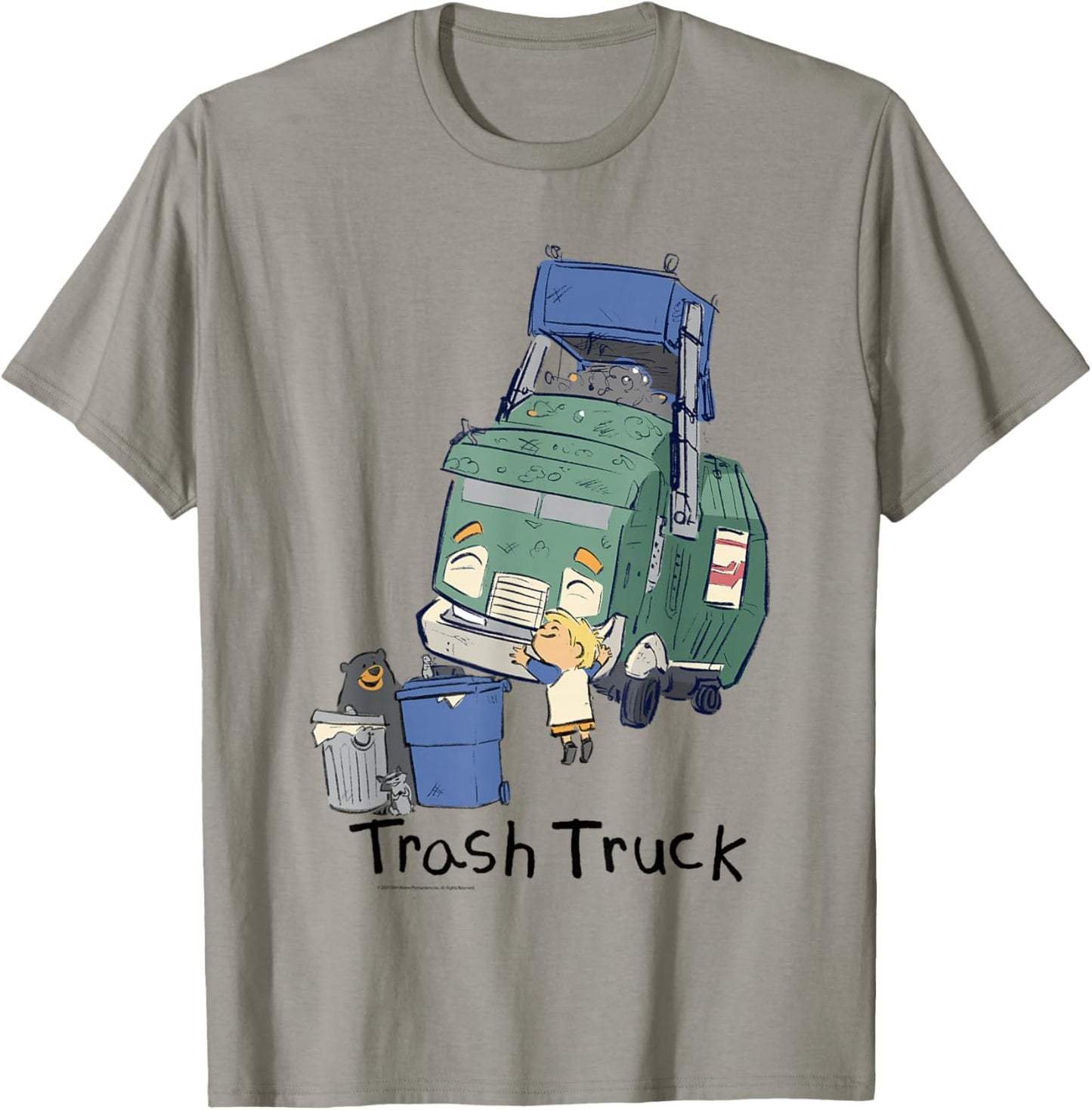 Hank Walter Donny and Ms. Mona Happy Hugging T-Shirt - T-Shirt | Sand