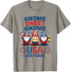 USA 250th Anniversary Patriotic Gnomes Freedom 1776 2026 T-Shirt - T-Shirt | Sand