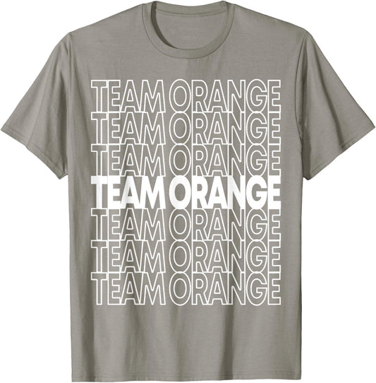 Team Orange School Spirit T-Shirt - T-Shirt | Sand