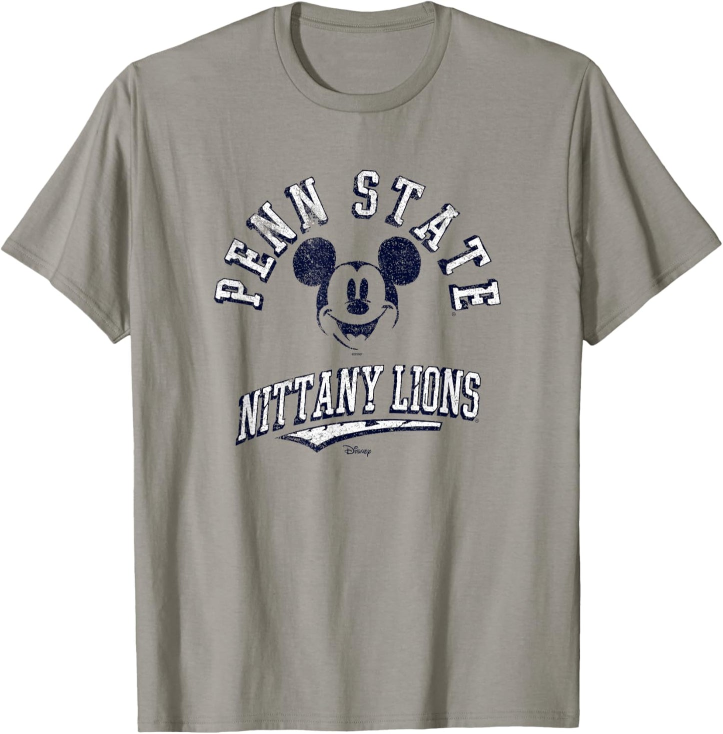 Penn State Nittany Lions Mickey Mouse Retro Gray T-Shirt - T-Shirt | Sand