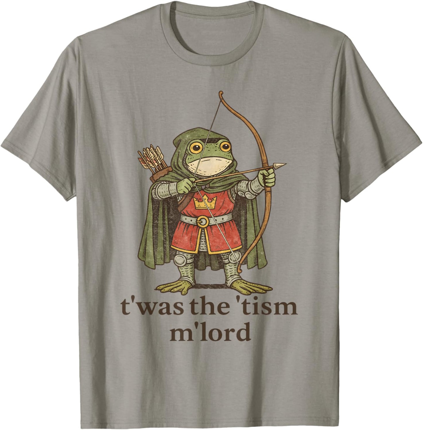 TWAS The Tism M Lord Frog Autism Awareness T-Shirt - T-Shirt | Sand