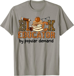 Black Educator by Popular Demand African American Teacher T-Shirt - T-Shirt | Sand
