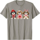Cute Shih Tzu Valentine Dog T-Shirt - T-Shirt | Sand