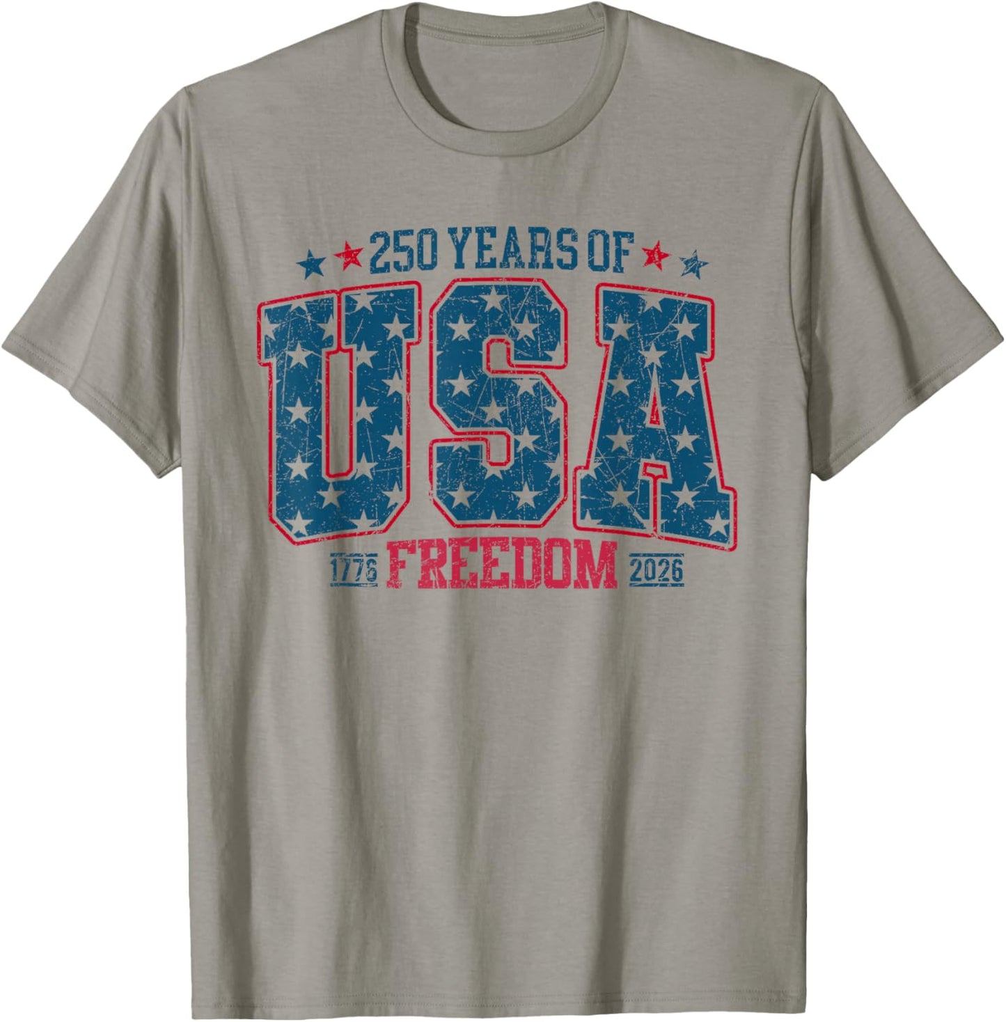 250 Years of Freedom American 1776 2026 250th USA Women T-Shirt - T-Shirt | Sand