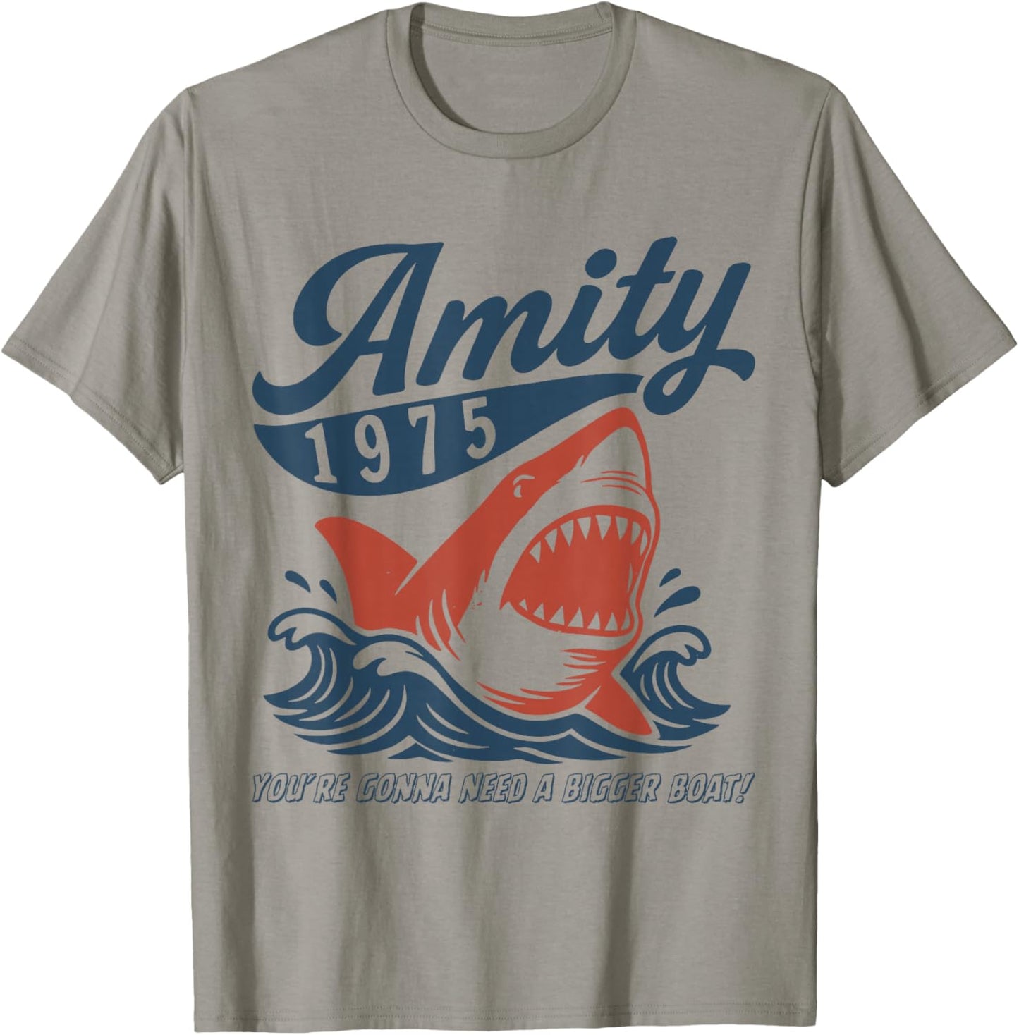 Amity 1975 Shirt Retro Shark You’re Gonna Need a Bigger Boat T-Shirt - T-Shirt | Sand