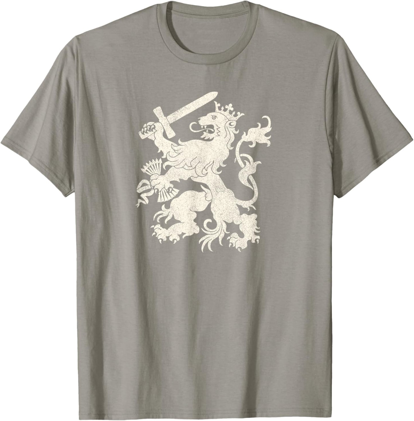 Dutch Lion Netherlands Flag Coat of Arms T-Shirt - T-Shirt | Sand