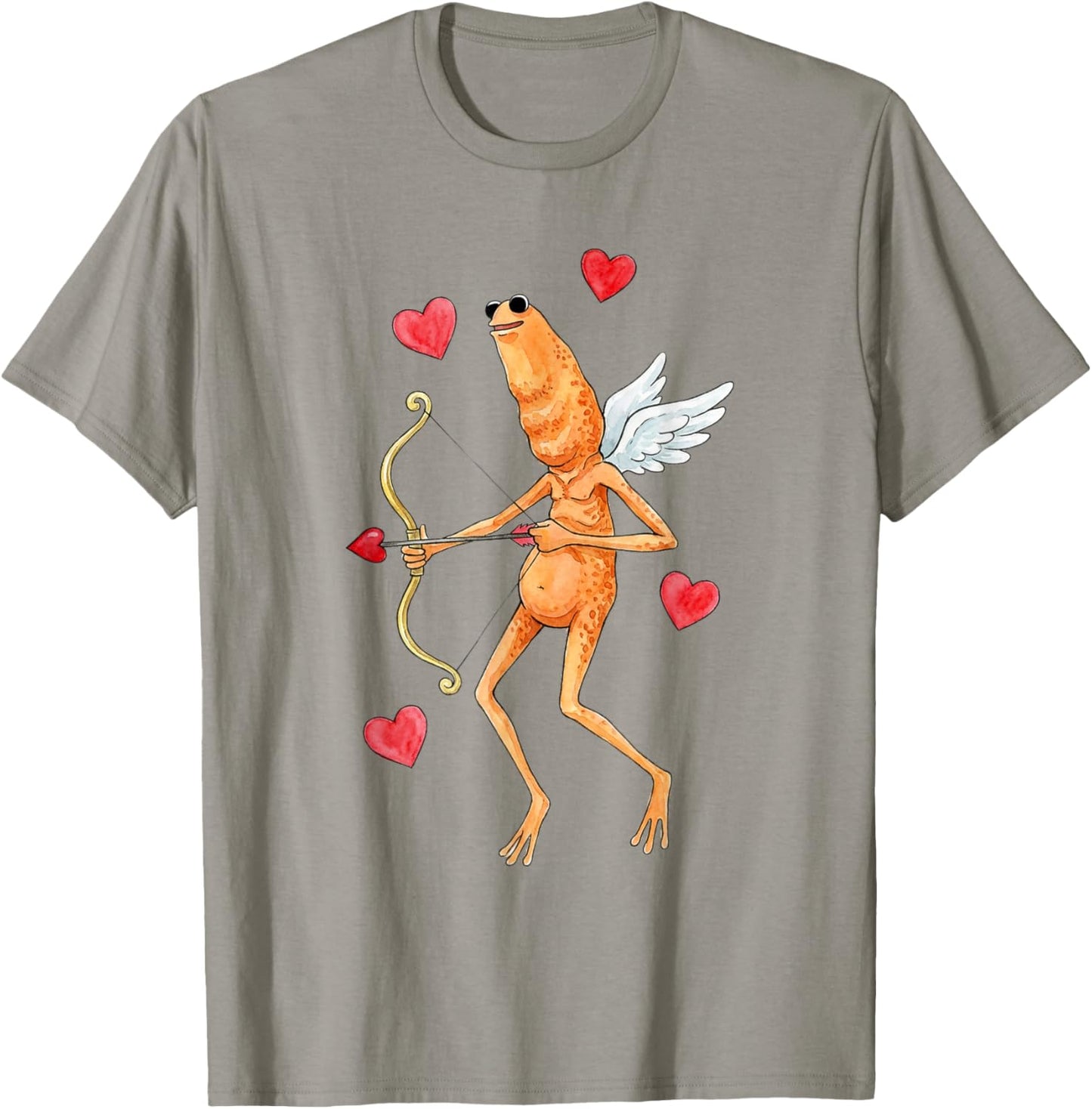 Marcus The Worm Valentine Cupid Meme Design T-Shirt - T-Shirt | Sand