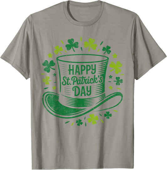Vintage Happy St Patricks Day T-Shirt - T-Shirt | Sand
