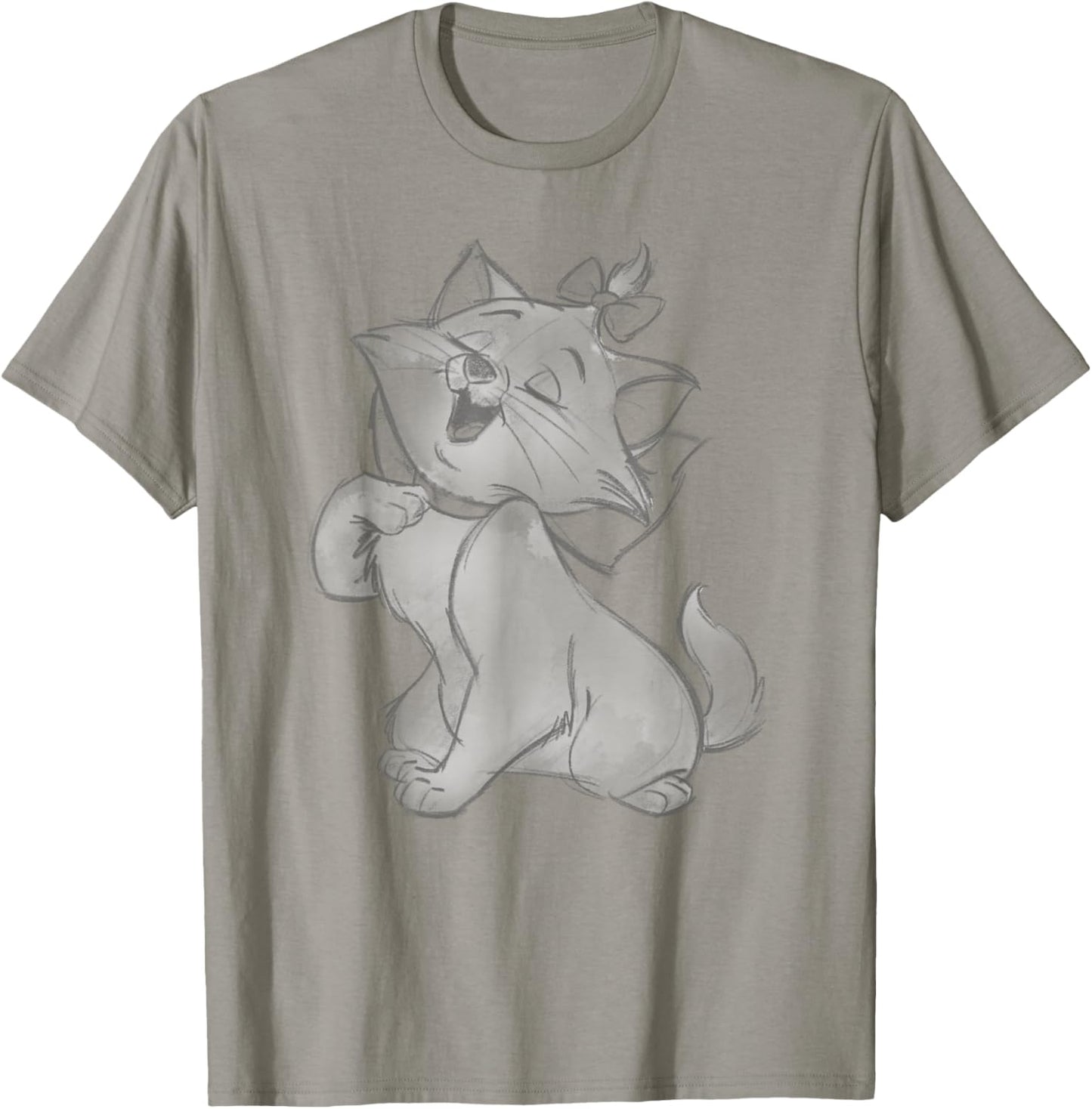 Disney The Aristocats Cute Singing Marie Sketch Style Art T-Shirt - T-Shirt | Sand