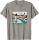 Lucerne Switzerland Skyline Souvenir Bridge Chapel Men Women T-Shirt - T-Shirt | Sand