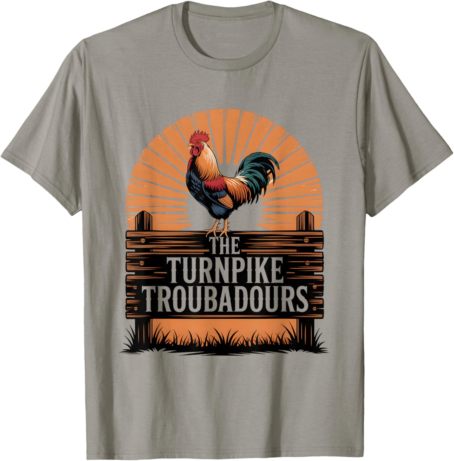 Vintage Turnpike Distressed Country Music Men Women T-Shirt - T-Shirt | Sand