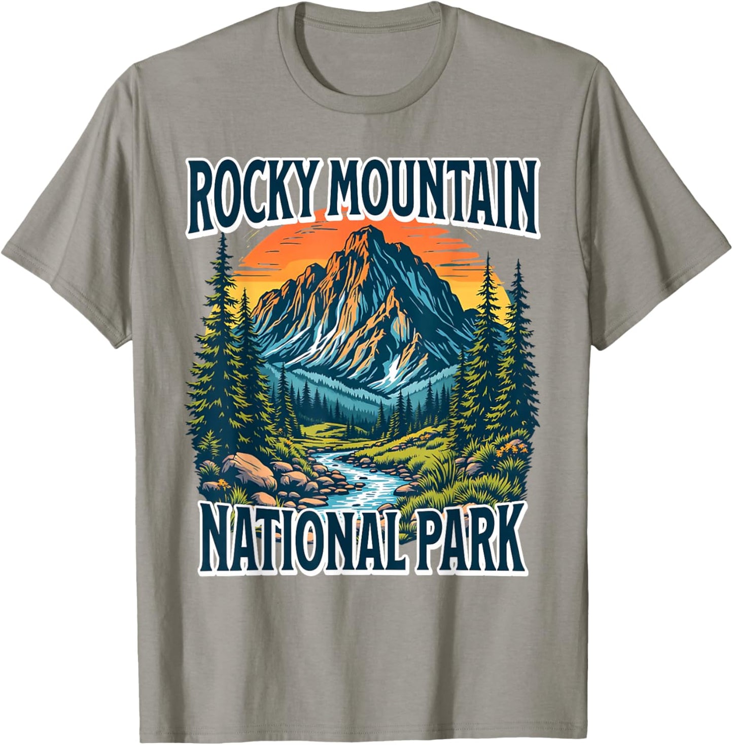 Rocky Mountain National Park T-Shirt - T-Shirt | Sand