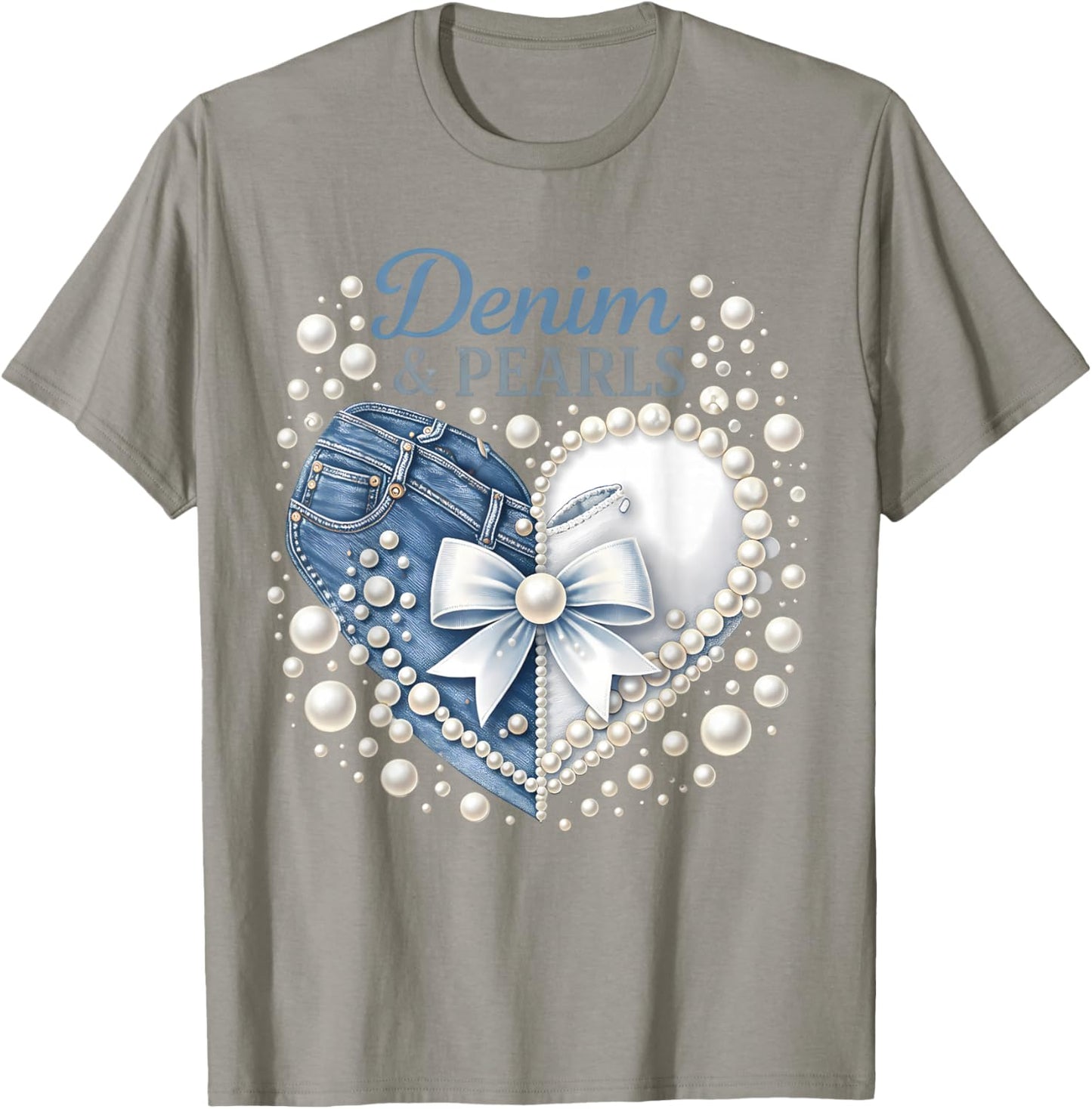 Pearl and Denim Mood Cowgirl Ladies Girls Women T-Shirt - T-Shirt | Sand