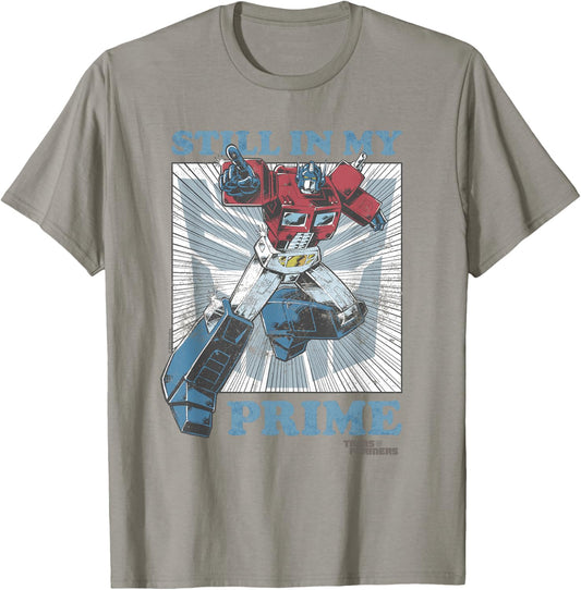 Transformers Dad Still in My Prime Father's Day T-Shirt - T-Shirt | Sand