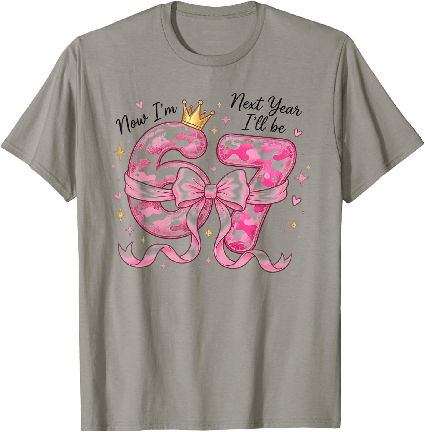 I was 6 Now Im 7 Coquette Birthday 7 for Girls T-Shirt - T-Shirt | Sand