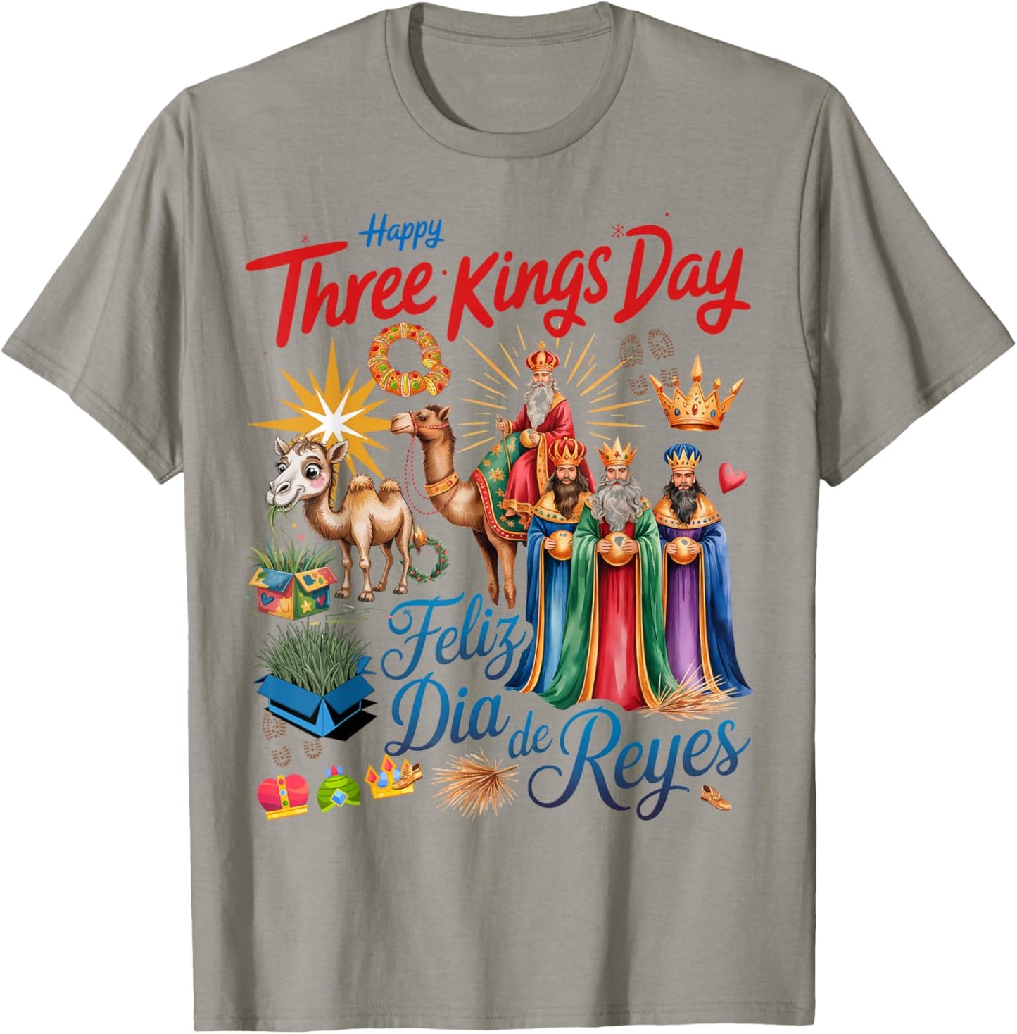 Three Kings Day Costume Idea for Kids & Día De Los Reyes T-Shirt - T-Shirt | Sand