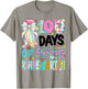 100th Day of School Kids Girls Kindergarten Teachers T-Shirt - T-Shirt | Sand