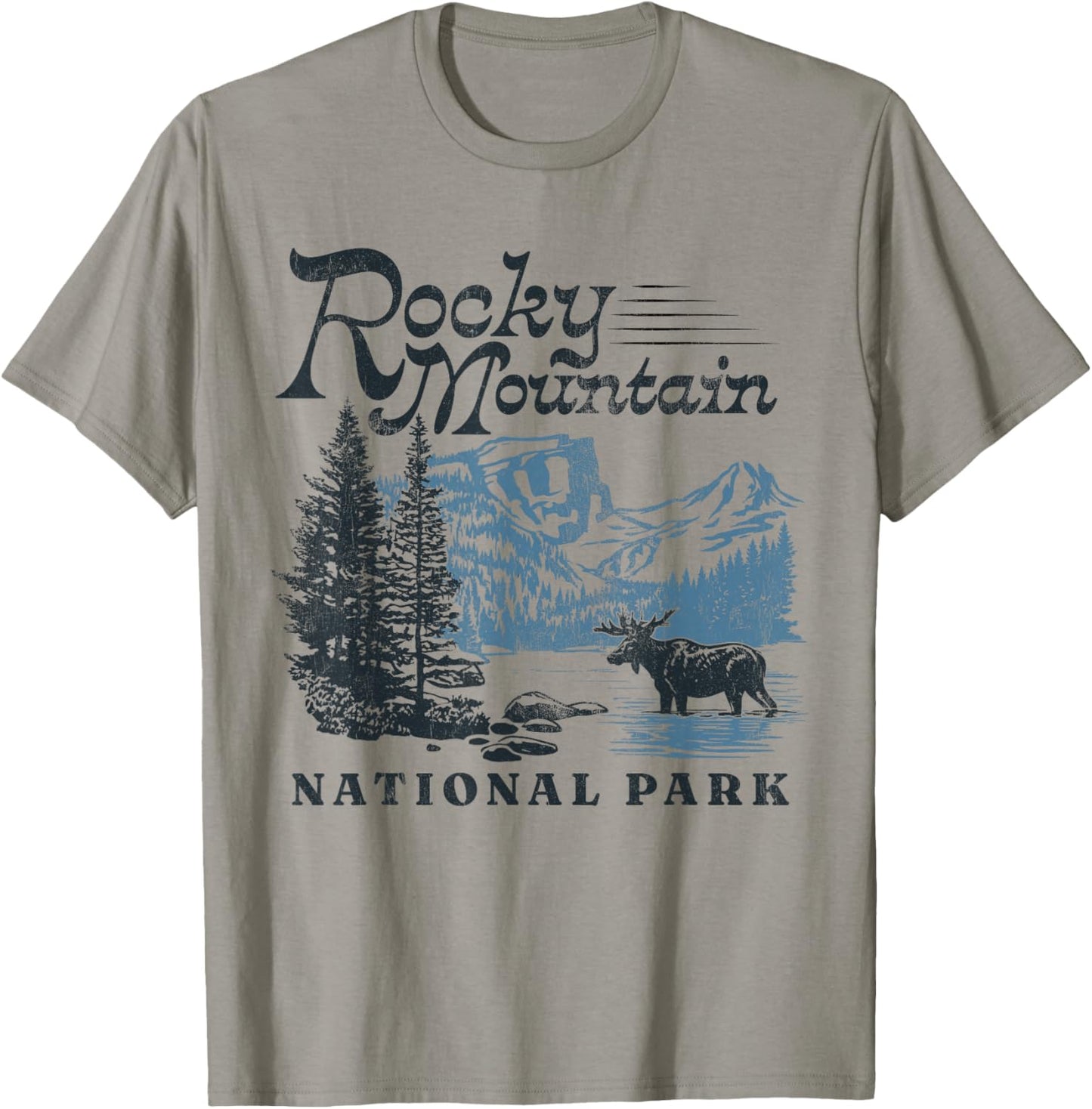 Rocky Mountain National Park T-Shirt - T-Shirt | Sand
