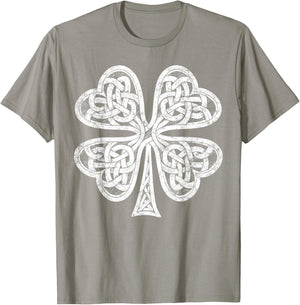 Vintage Irish Shamrock St Patricks Day T-Shirt - T-Shirt | Sand