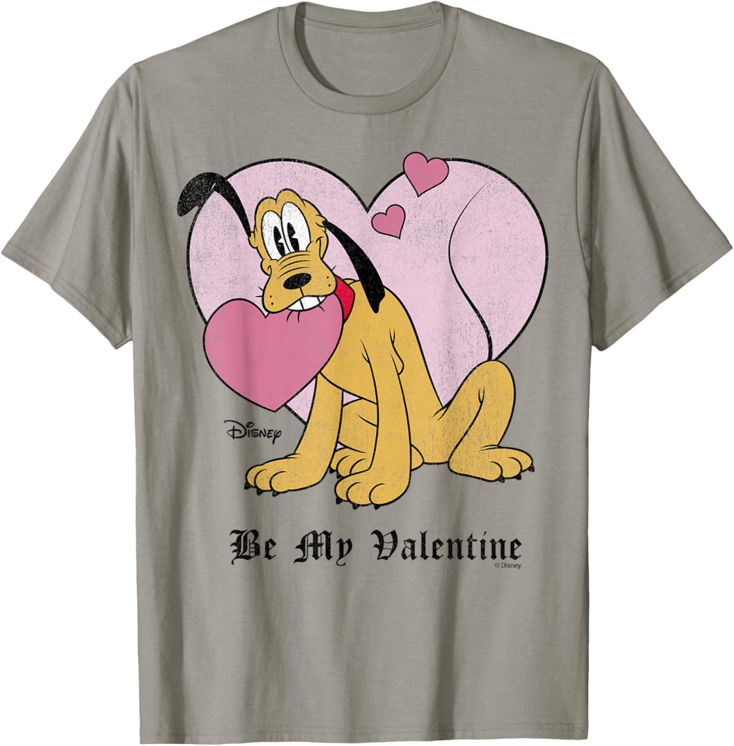 Disney Mickey and Friends Pluto Sweetheart Valentines Retro T-Shirt - T-Shirt | Sand