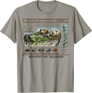 Vintage Sea Otters T-Shirt - T-Shirt | Sand