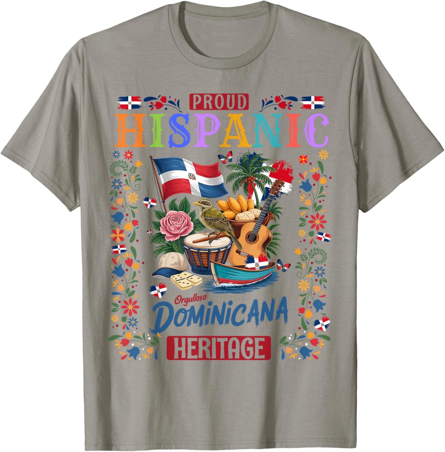 Dominican Republic Flag Culture Idea for Kids Dominicana T-Shirt - T-Shirt | Sand