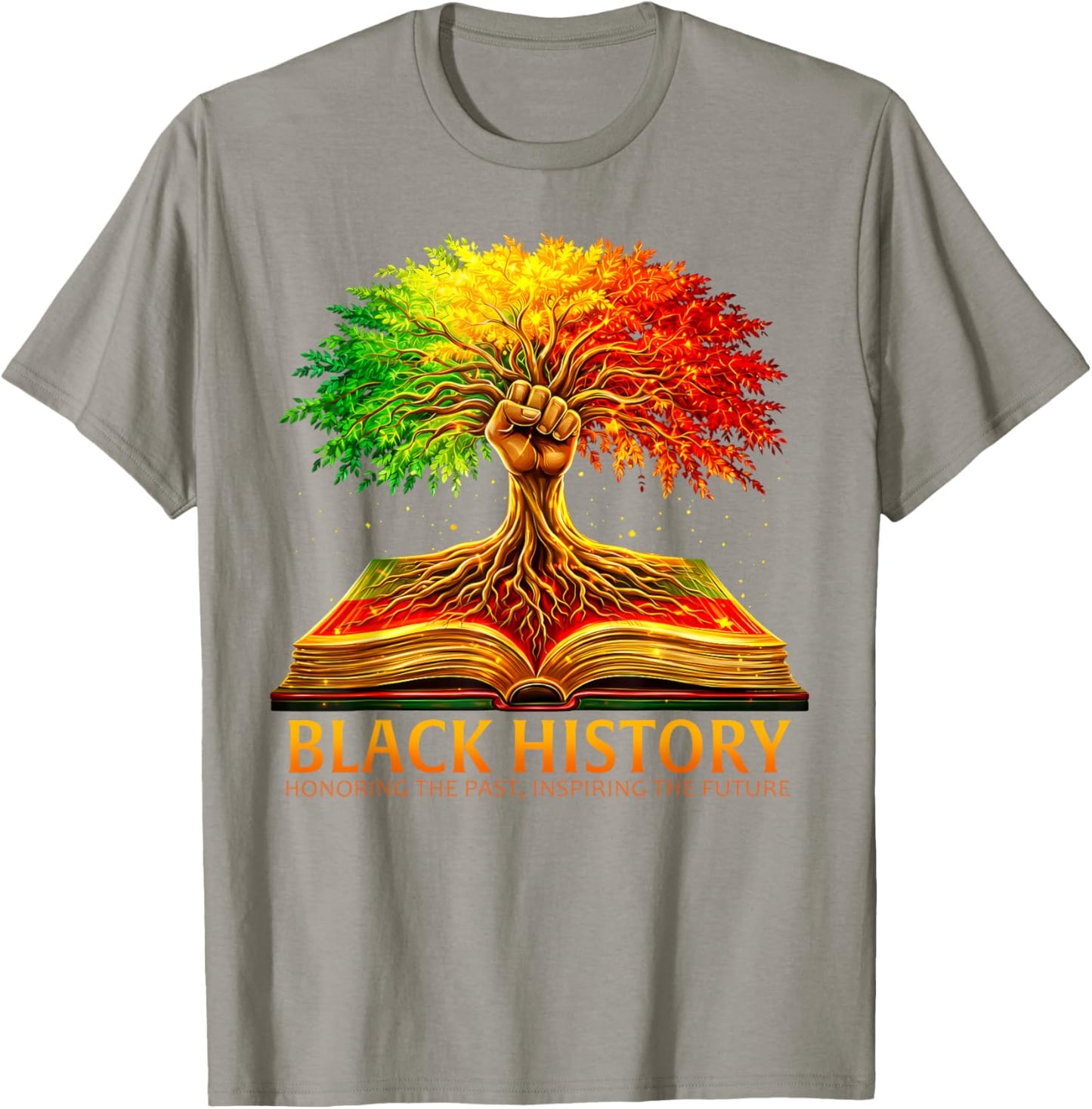 Black History Month African American Inspirational Men Women T-Shirt - T-Shirt | Sand