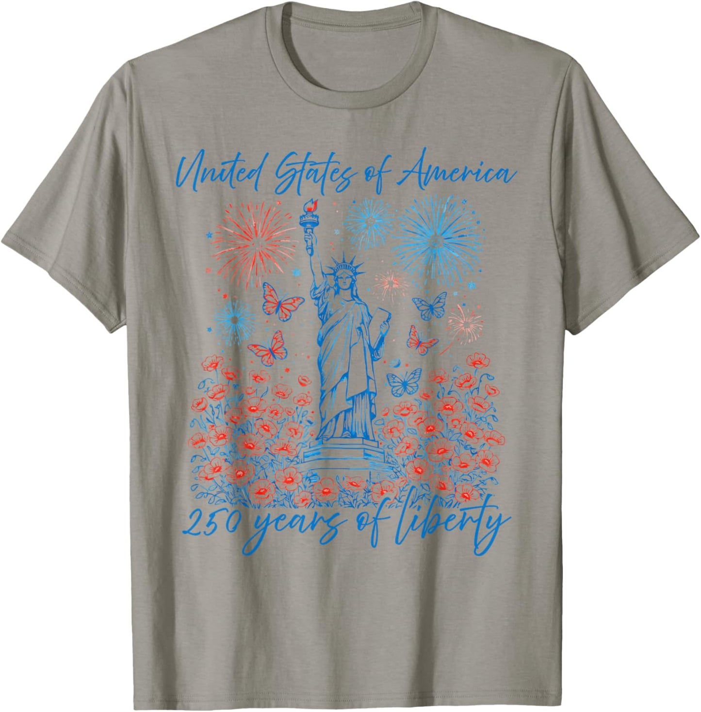United States of America 250 Years of Liberty Women T-Shirt - T-Shirt | Sand