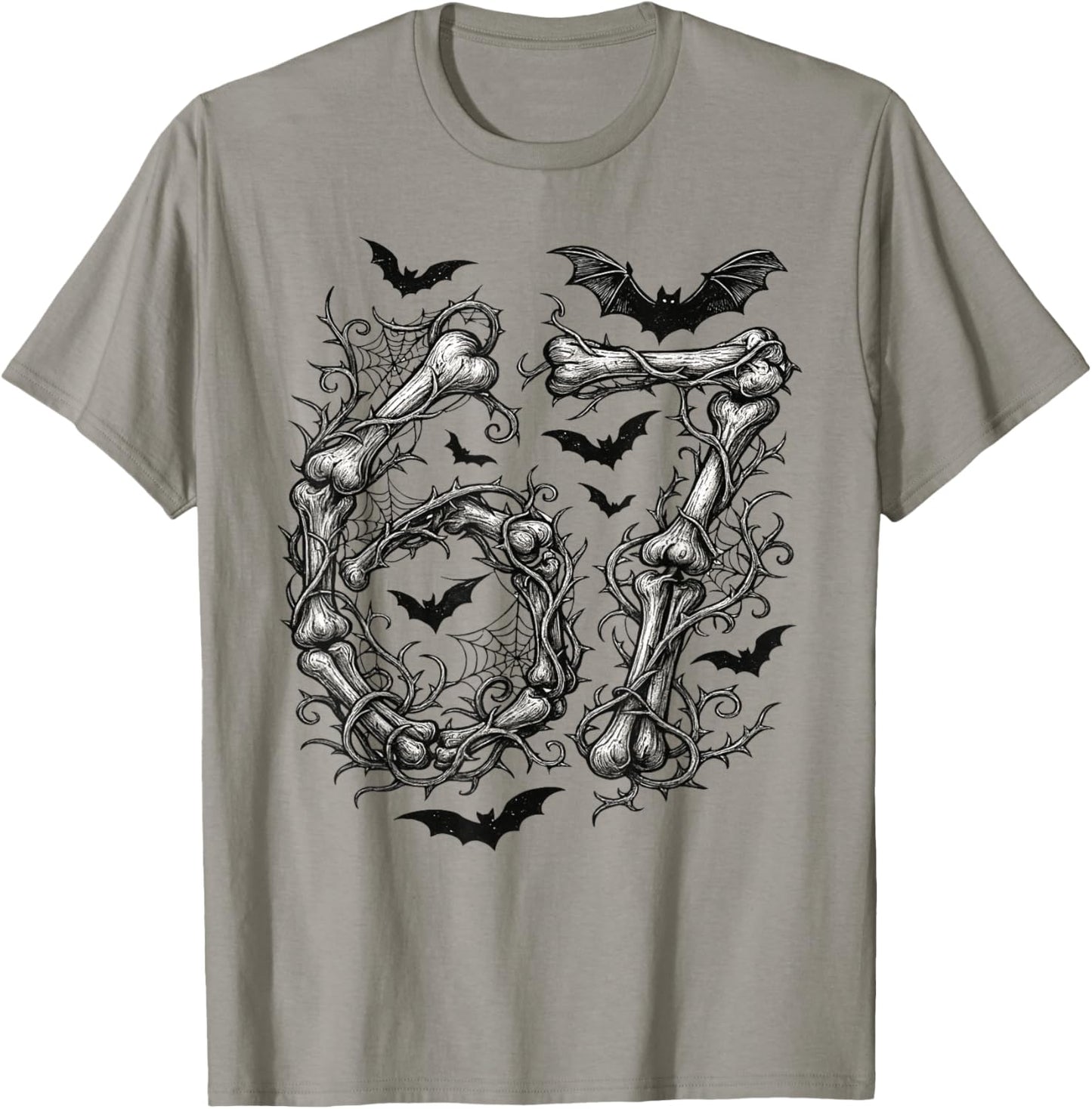 Halloween Number 6 7 Bones Skeleton Costume T-Shirt - T-Shirt | Sand