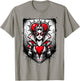 Red Queen of Hearts Rebel Crown Sunglasses Poker Card Women T-Shirt - T-Shirt | Sand