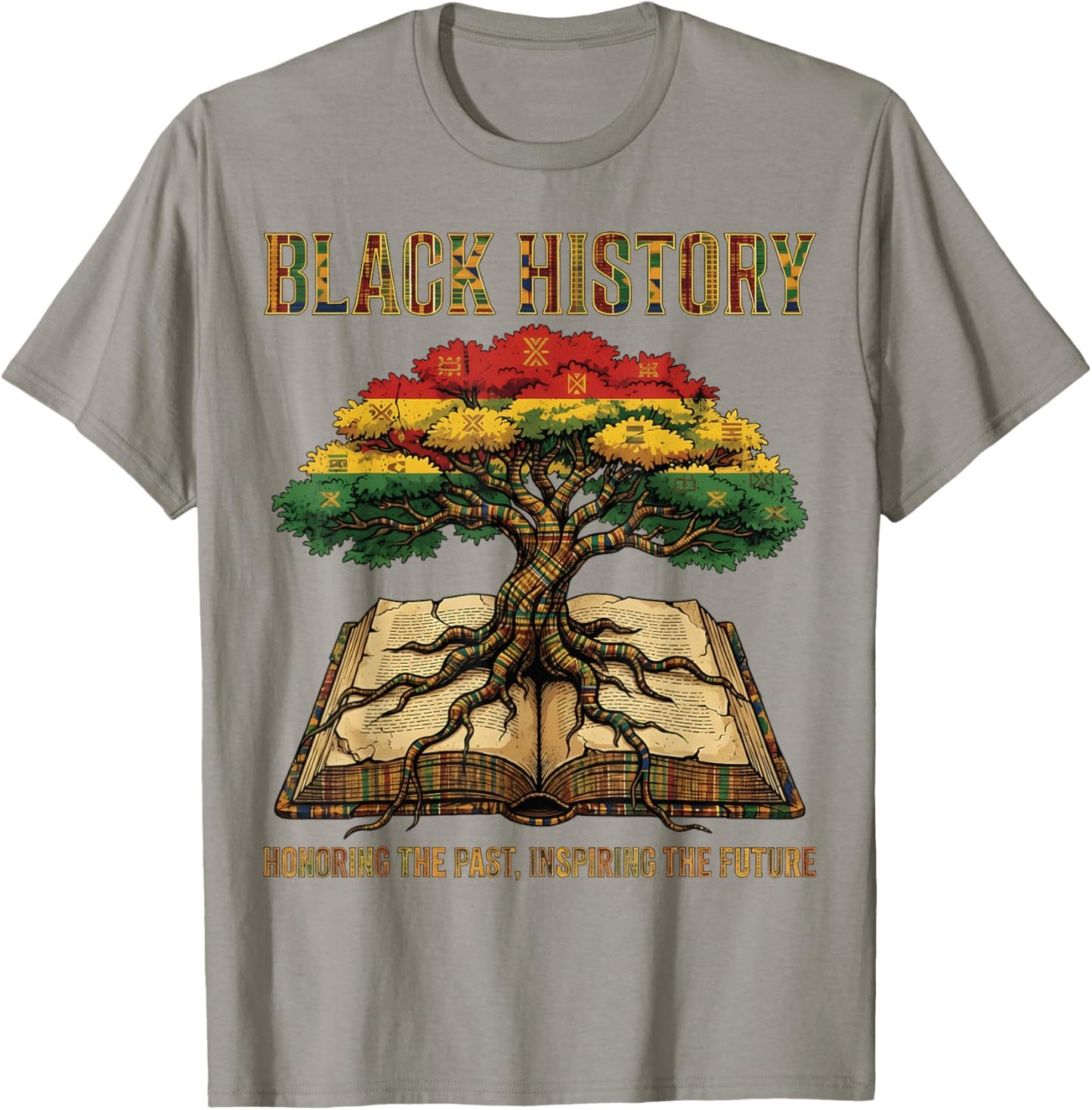 Honoring Past Inspiring Future Black History Month BHM T-Shirt - T-Shirt | Sand