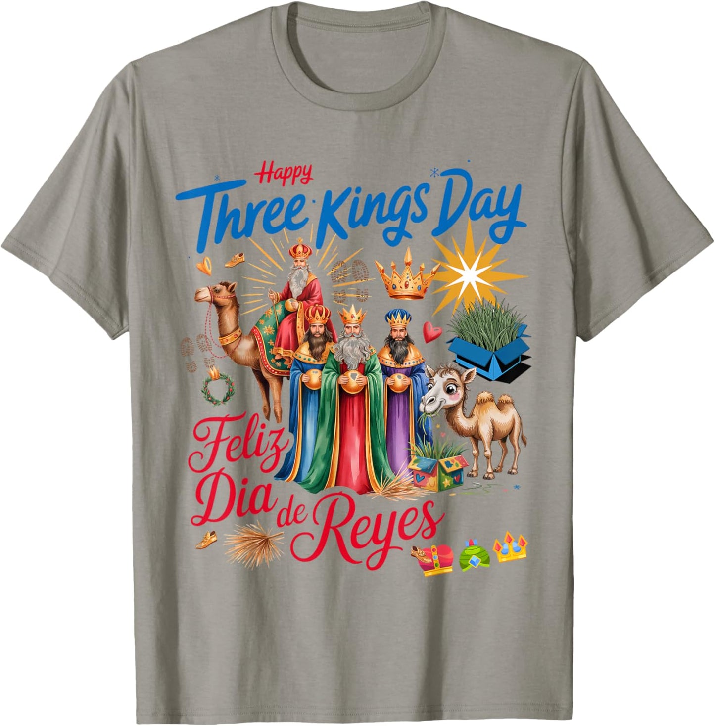 Three Kings Day Costume Idea for Kids & Día De Los Reyes T-Shirt - T-Shirt | Sand