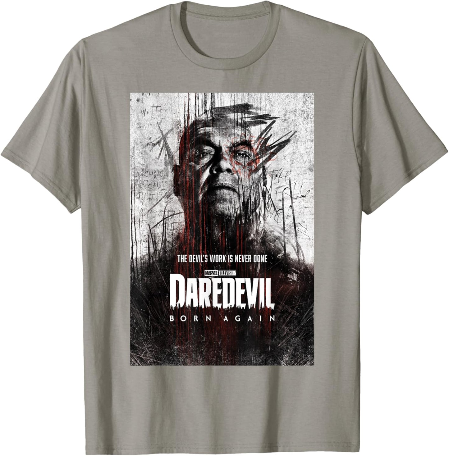 Marvel Daredevil: Born Again Season 1 Kingpin Poster T-Shirt - T-Shirt | Sand