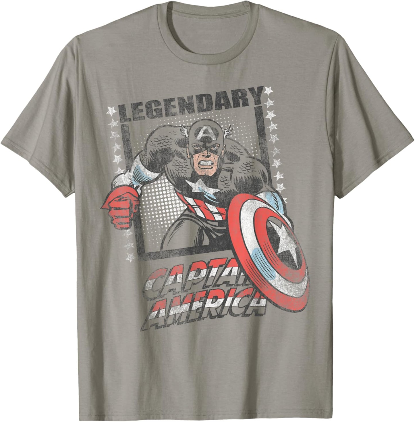 Marvel Captain America: Brave New World Legendary Hero T-Shirt - T-Shirt | Sand