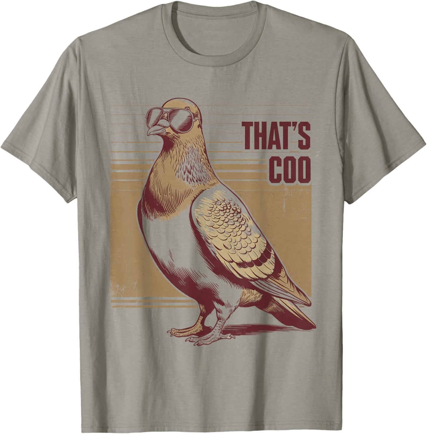 That's coo Pigeon Funny Birds Owner Animal Lover T-Shirt - T-Shirt | Sand