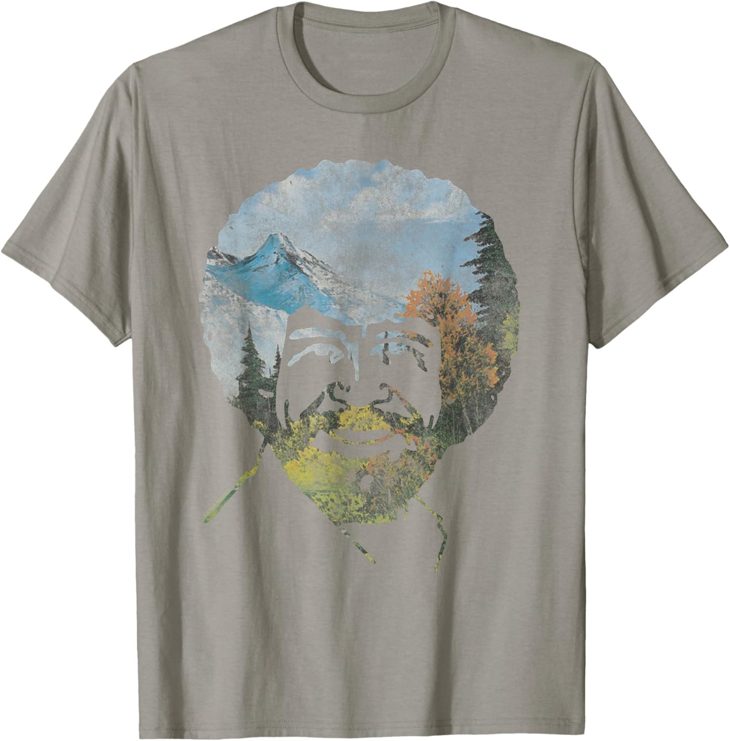 Bob Ross Valley Hair T-Shirt - T-Shirt | Sand