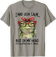I May Look Calm But Ive Slapped You Funny Frog Sarcastic T-Shirt - T-Shirt | Sand