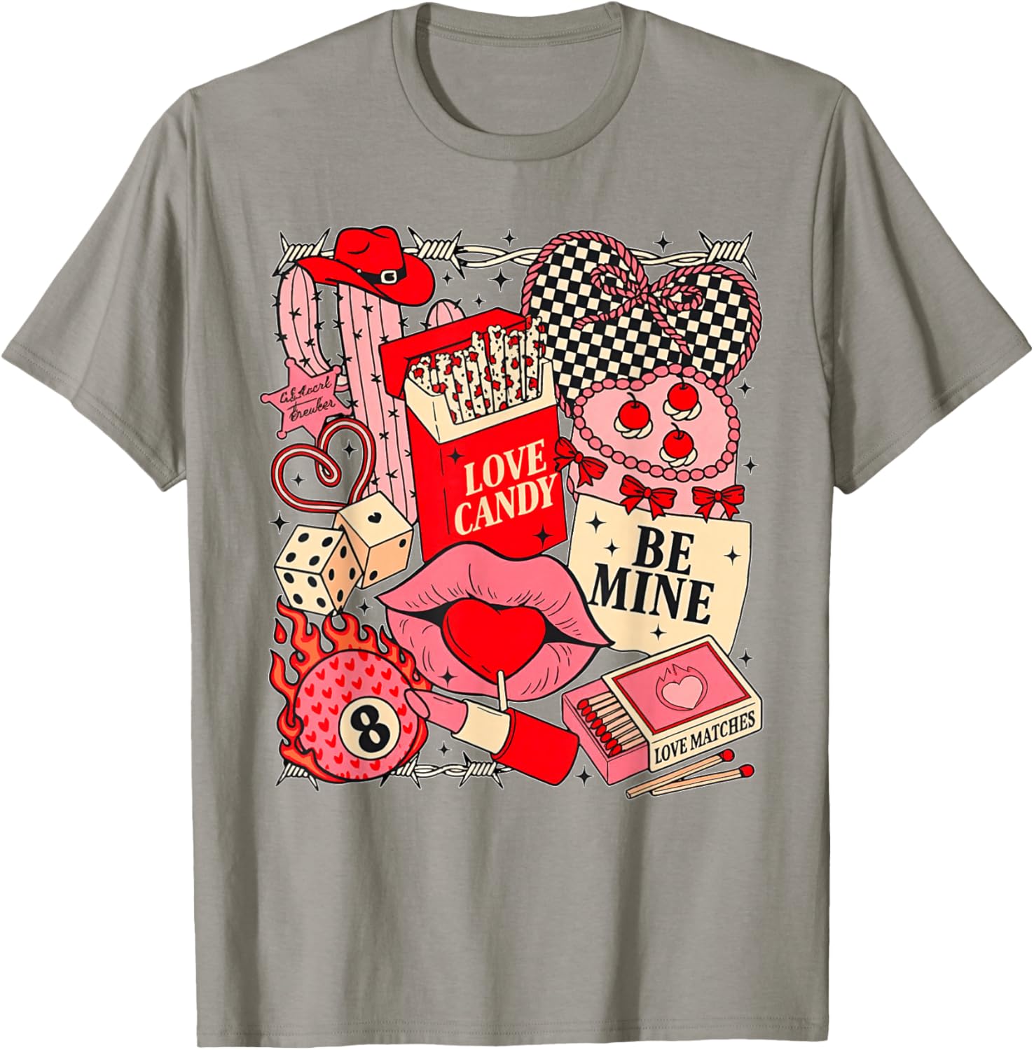 Valentines Howdy Western Life Cowboys Cowgirls Rodeo Country T-Shirt - T-Shirt | Sand