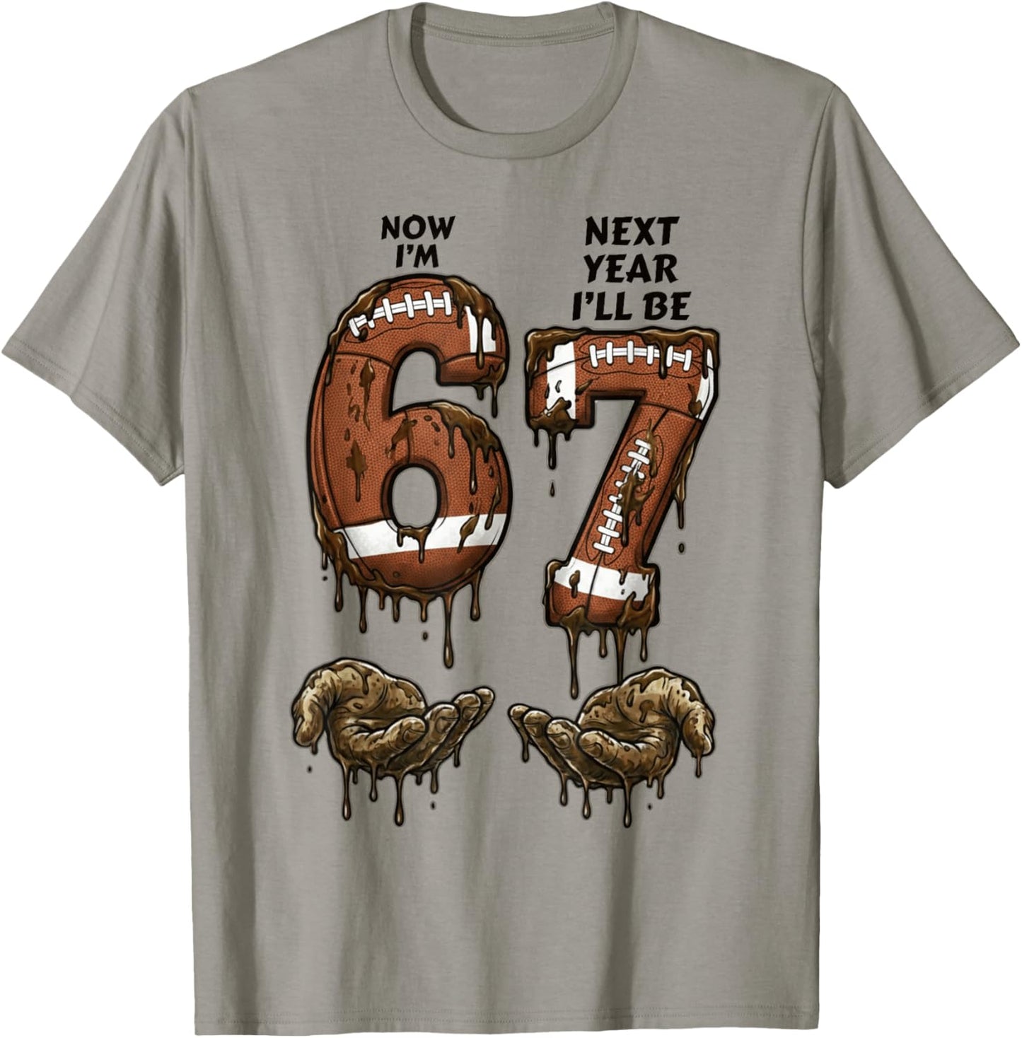 6th Birthday Boys Girls 6 7 Now I'm 6 Next Year I'll be 7 T-Shirt - T-Shirt | Sand