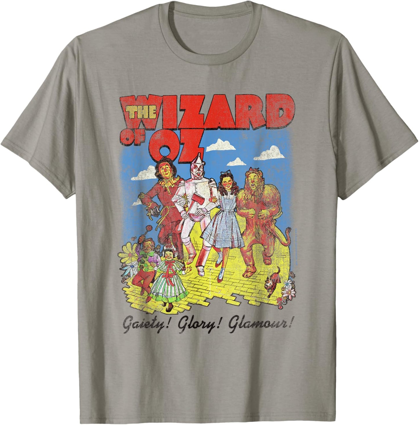 The Wizard of Oz Vintage Illustrated Poster Classic Movie T-Shirt - T-Shirt | Sand