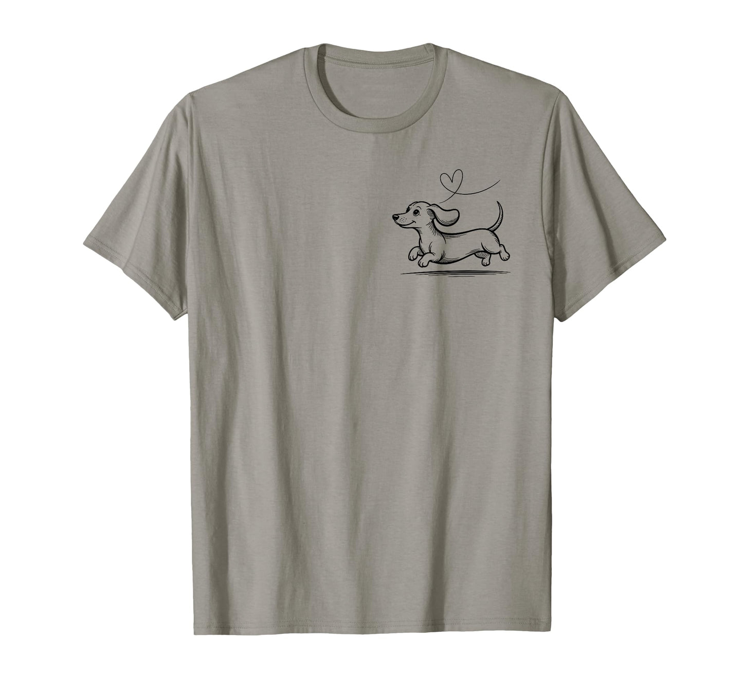 Dachshund Sketch Art Dog Wiener Dog Lover T-Shirt