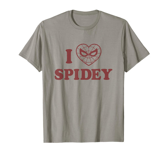 Marvel Spider-Man Valentine's Day I Love Spidey Heart Logo T-Shirt