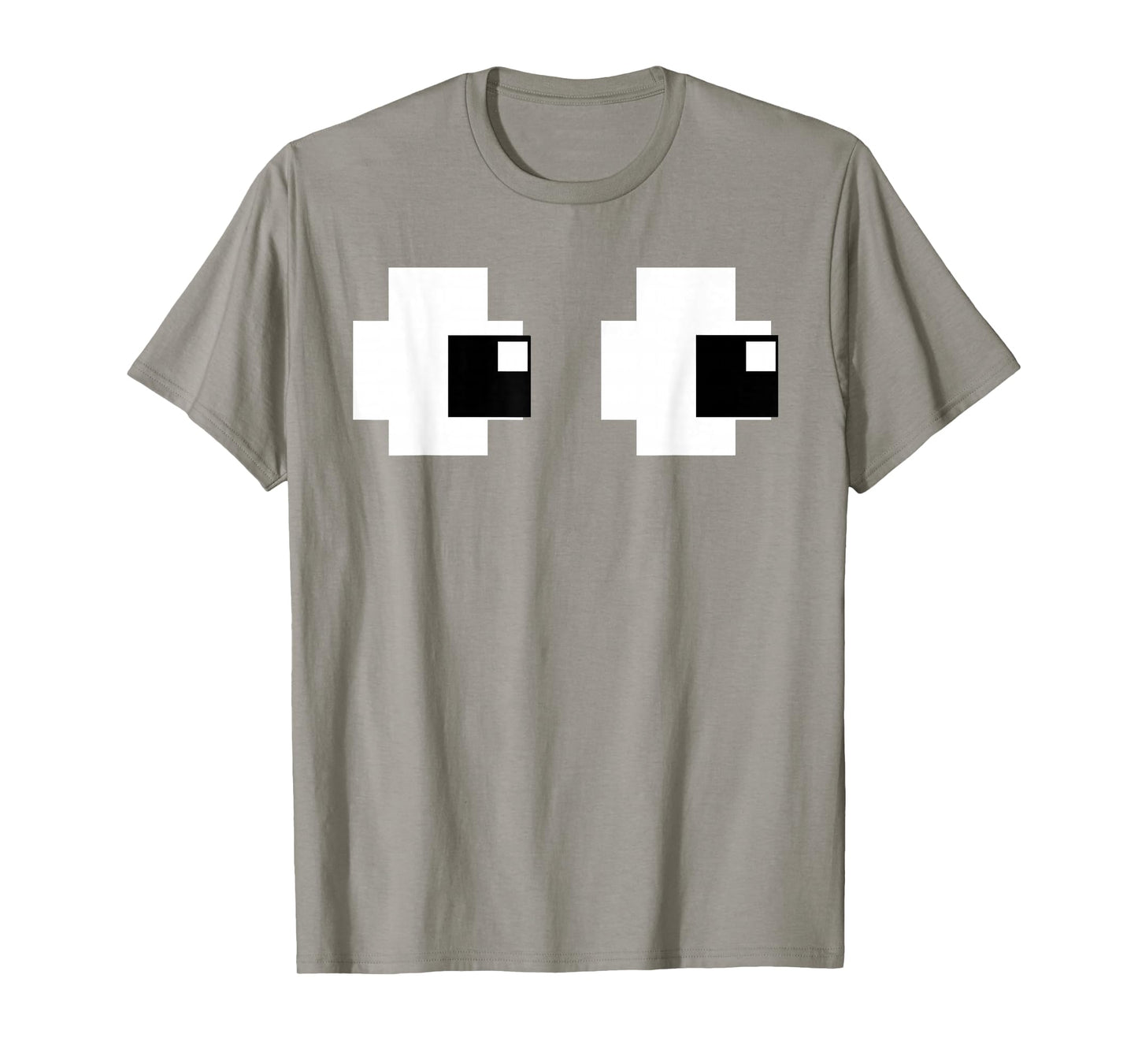 Retro Arcade Game Ghost Eyes Halloween Group Costume T-Shirt