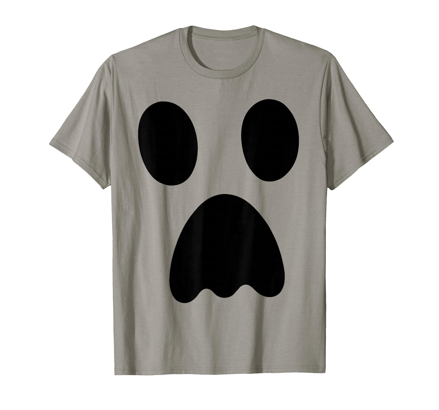 Large Ghost, Funny Spooky Face, Boo! White Halloween Ghost T-Shirt