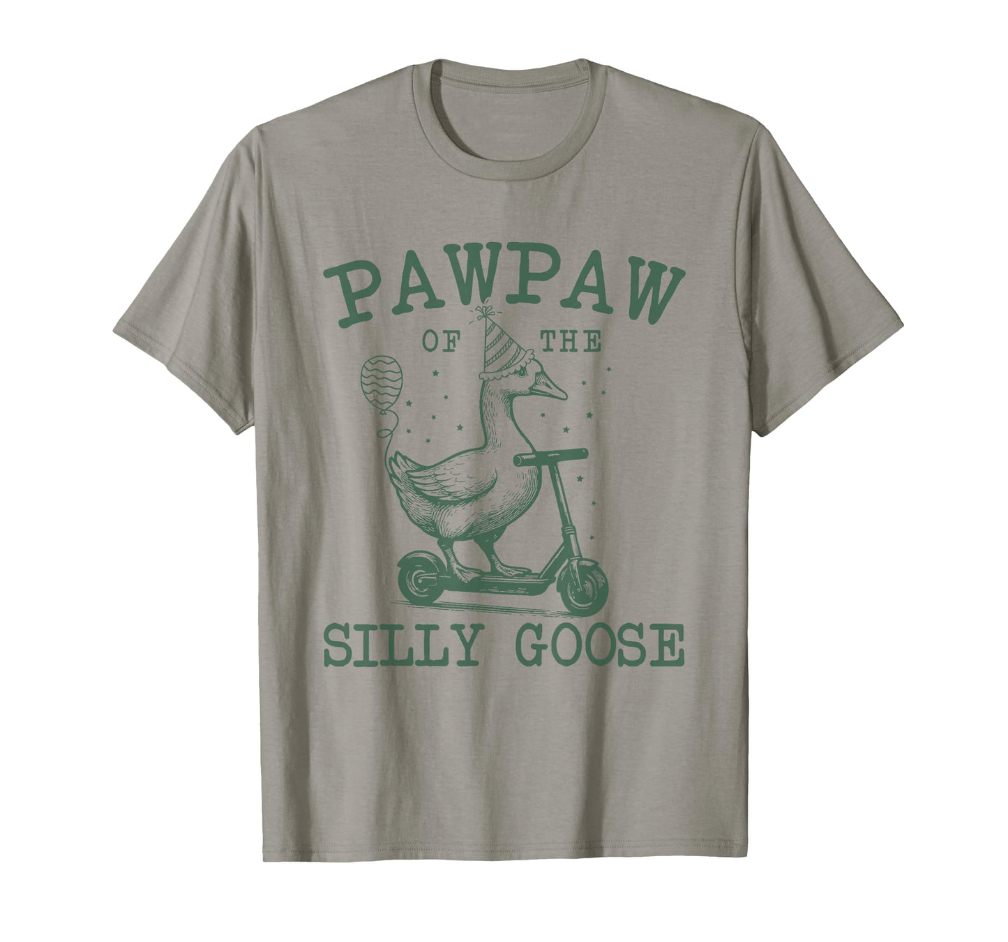 Pawpaw of The Silly Goose First Birthday Family Matching T-Shirt
